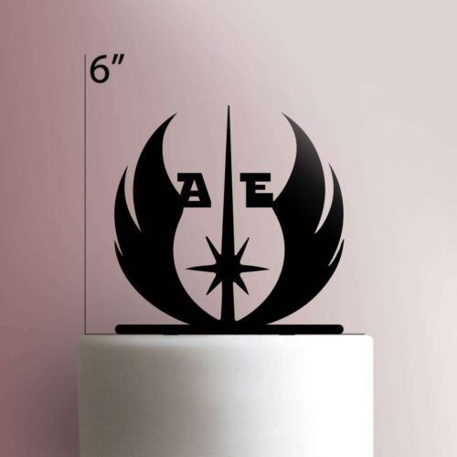 Custom Jedi Wedding 225-065 Cake Topper