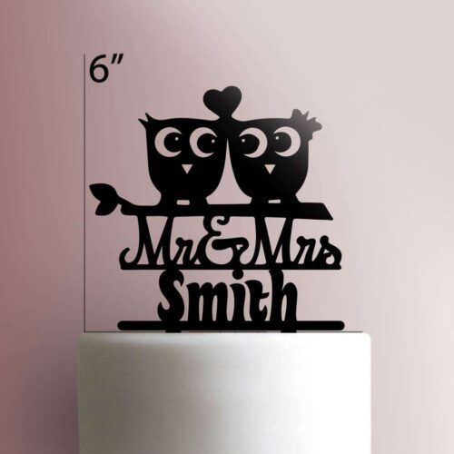 Custom Mr and Mrs 225-063 Cake Topper