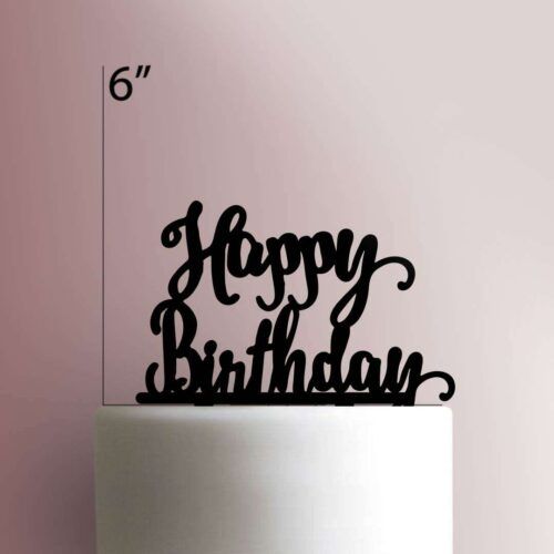 Happy Birthday 225-072 Cake Topper
