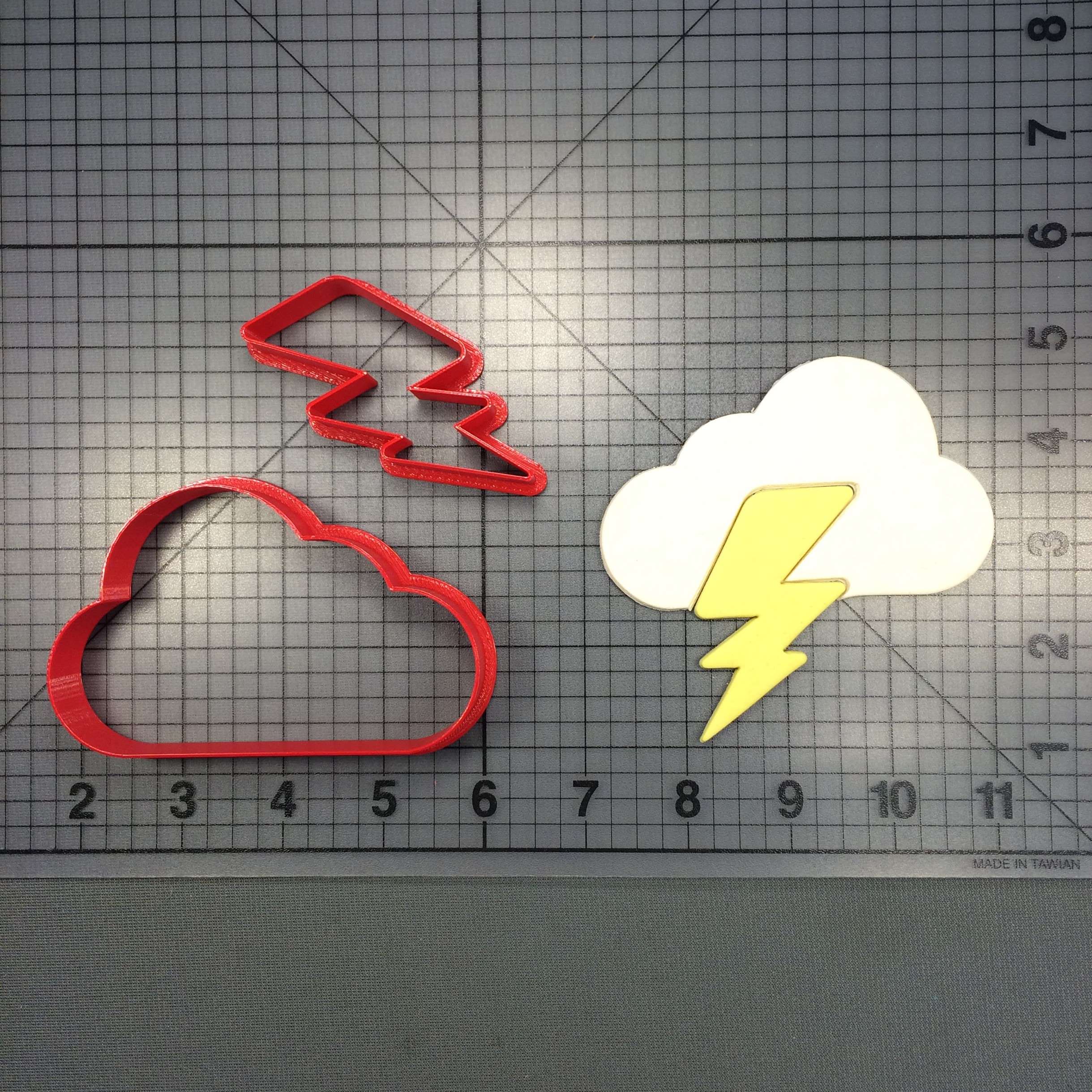 Thunderstorm Cloud 100 Cookie Cutter