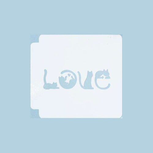 Love Cats 783-227 Stencil