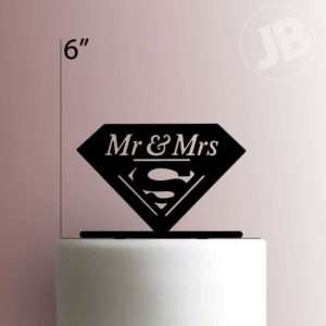 Mr and Mrs 225-074 Cake Topper