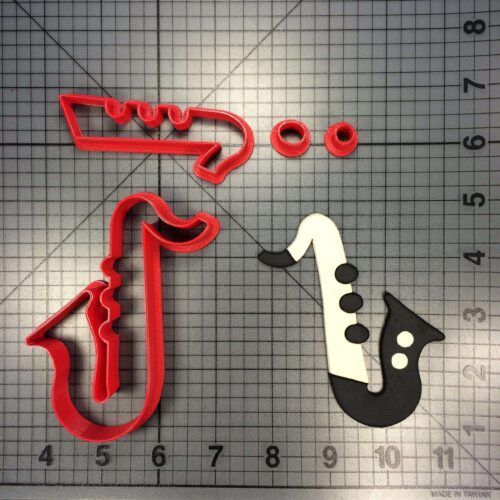 Saxophone 266-240 Cookie Cutter Set
