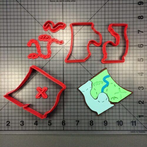 Treasure Map 266-229 Cookie Cutter Set
