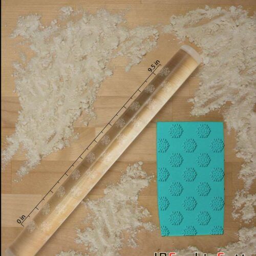 Snowflake Pattern 765-122 Rolling Pin (Large)
