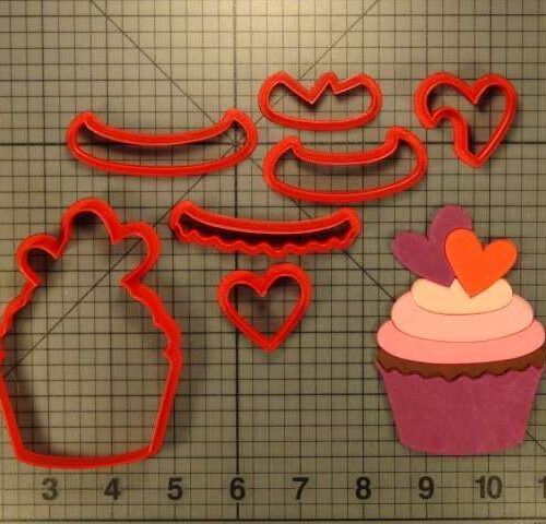 Heart Cupcake 266-356 Cookie Cutter Set