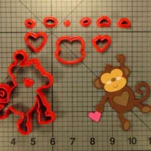 Heart Monkey 266-357 Cookie Cutter Set