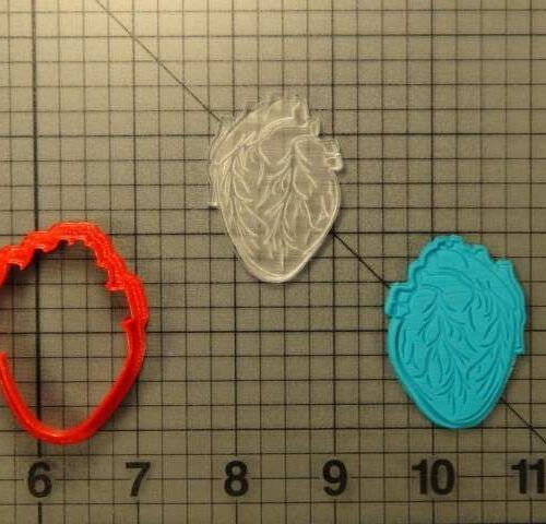 JB_Anatomical Heart 227-057 Cookie Cutter and Stamp Embossed (1)