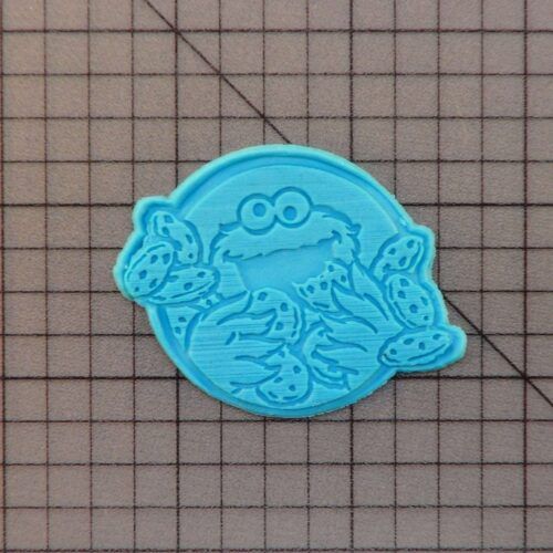 Cookie Monster 227-062 Cookie Cutter and Stamp Embossed (2)