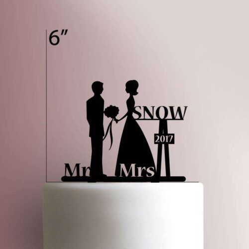Custom Mr and Mrs 225-128 Cake Topper