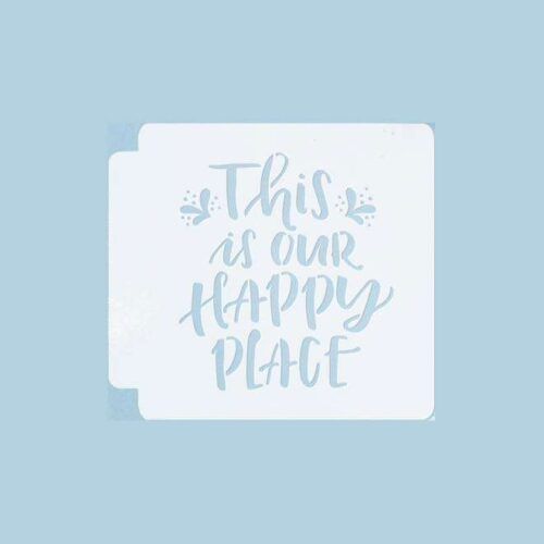 Happy Place 783-425 Stencil
