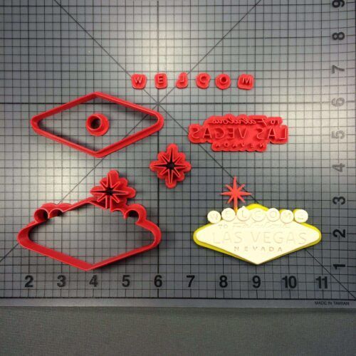 Las Vegas Sign 266-288 Cookie Cutter Set