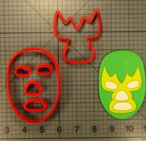 Lucha Libre Mask 266-325 Cookie Cutter Set