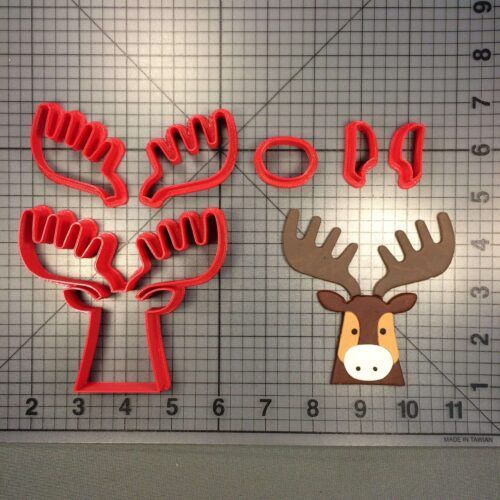 Moose 266-273 Cookie Cutter Set