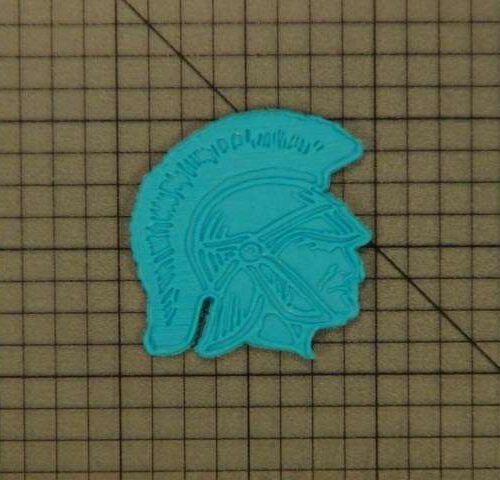 Roman Soldier 227-048 Cookie Cutter and Acrylic Stamp Embossed (1)