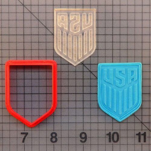USMNT 227-052 Cookie Cutter and Stamp (Embossed 1)