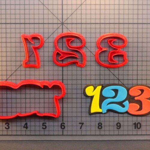 1 2 3 266-384 Cookie Cutter Set