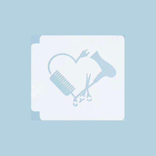 Hairdresser Heart 783-507 Stencil