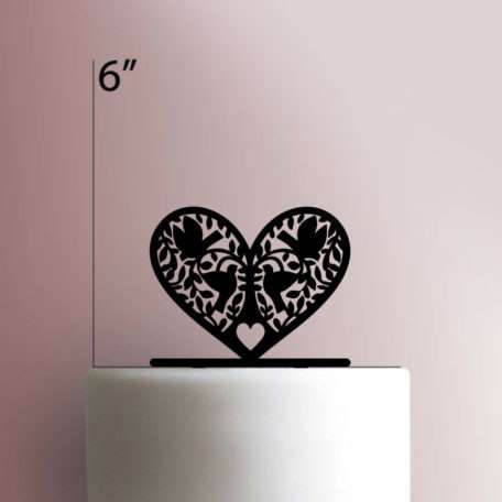 Heart 225-195 Cake Topper