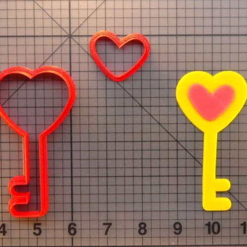 Heart Key 266-423 Cookie Cutter Set