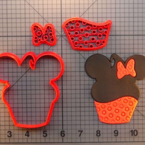 Minnie Mouse Cupcake 266-382 Cookie Cutter Set