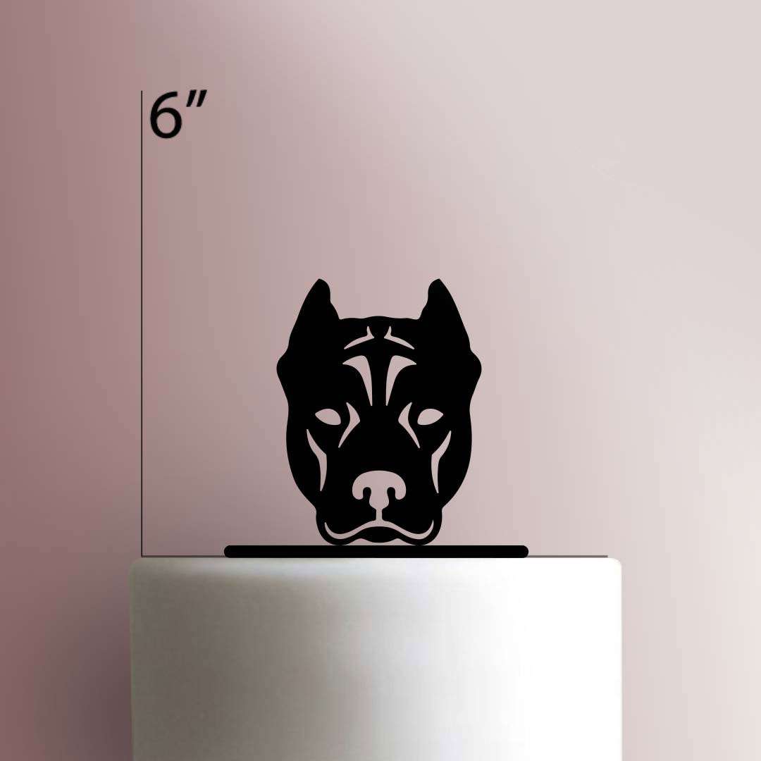 Pitbull cake topper sales