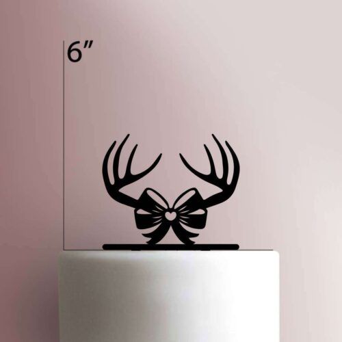 Reindeer Bow 225-181 Cake Topper