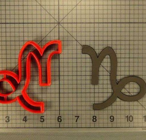 Capricorn Symbol Cookie Cutter