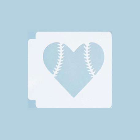 Baseball Heart 783-732 Stencil