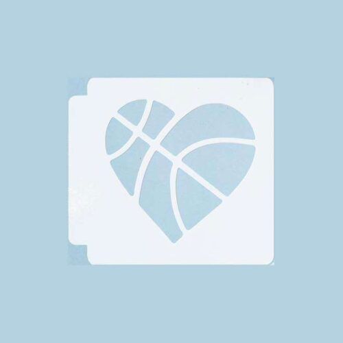 Basketball Heart 783-731 Stencil