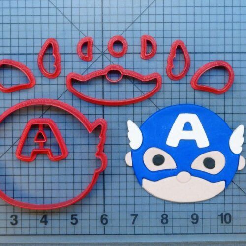 Captain America 266-473 Cookie Cutter Set
