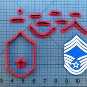 Chief Master Sergeant 266-543 Cookie Cutter Set