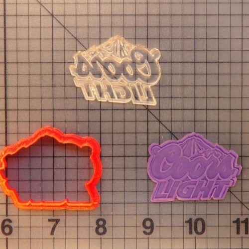 JB_Coors Light 227-036 Cookie Cutter and Stamp (imprinted)