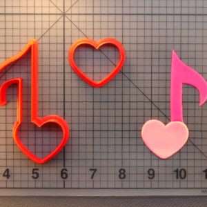 Heart Music Note 266-425 Cookie Cutter Set