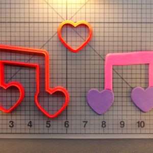 Heart Music Note 266-428 Cookie Cutter Set