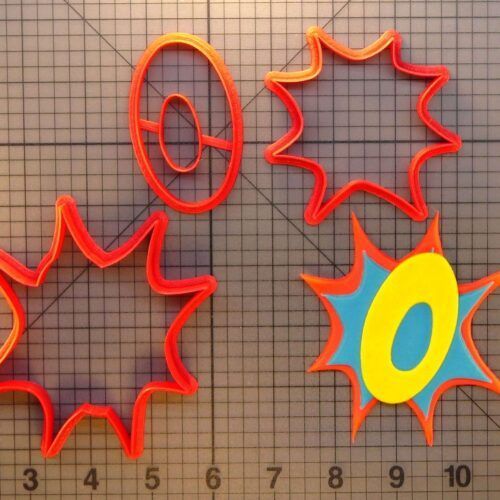 Pow Number 0 266-444 Cookie Cutter Set