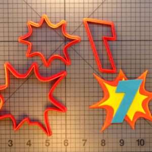 Pow Number 7 266-451 Cookie Cutter Set