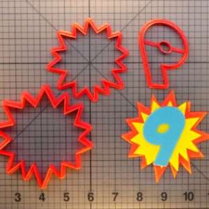 Pow Number 9 266-453 Cookie Cutter Set