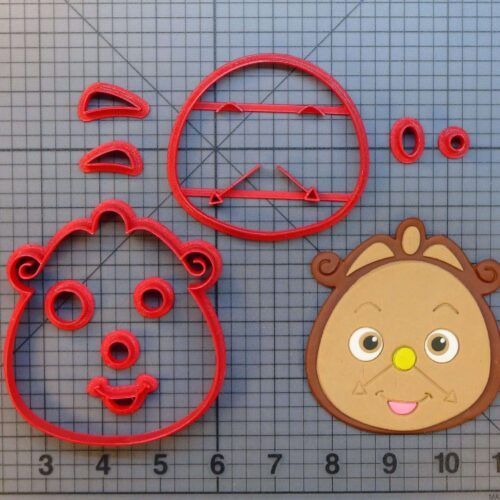Beauty and the Beast- Cogsworth 266-517 Cookie Cutter Set