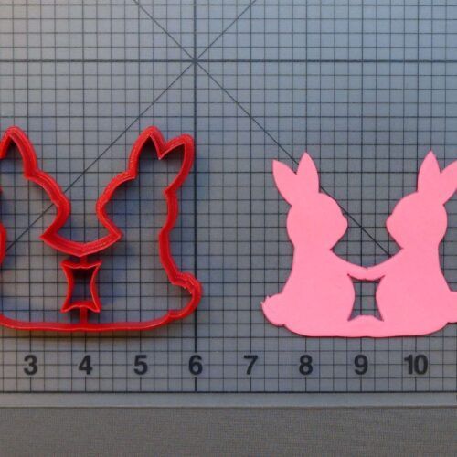 Bunnies Holding Hands 266-606 Cookie Cutter