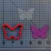 Butterfly 227-089 Cookie Cutter and Acrylic Stamp