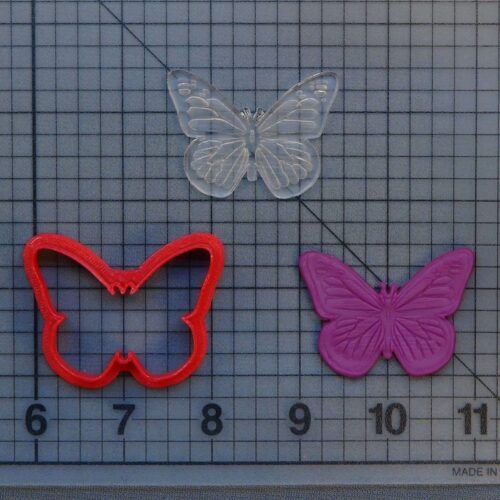 Butterfly 227-089 Cookie Cutter and Stamp (Imprinted)
