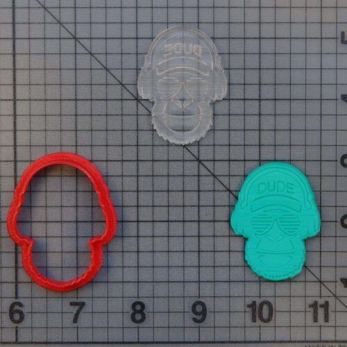 Cool Monkey 227-111 Cookie Cutter and Stamp (Embossed)