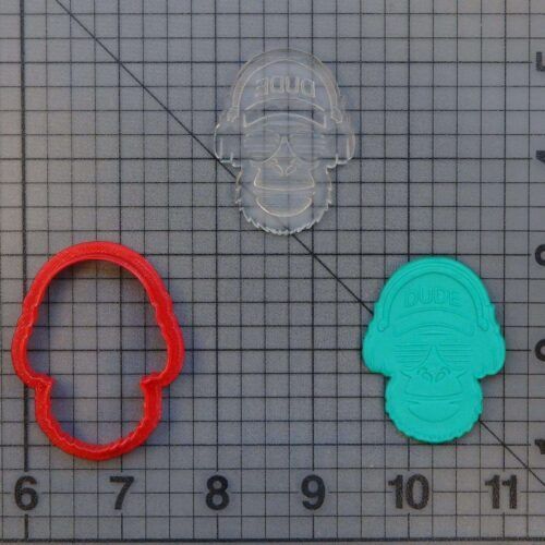 Cool Monkey 227-111 Cookie Cutter and Stamp (Imprinted)