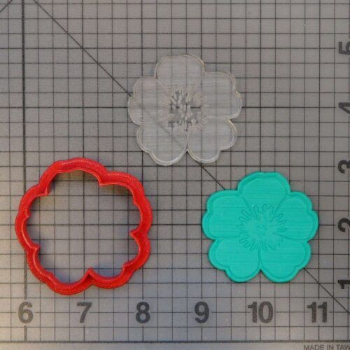 Flower 227-122 Cookie Cutter and Stamp (Embossed)