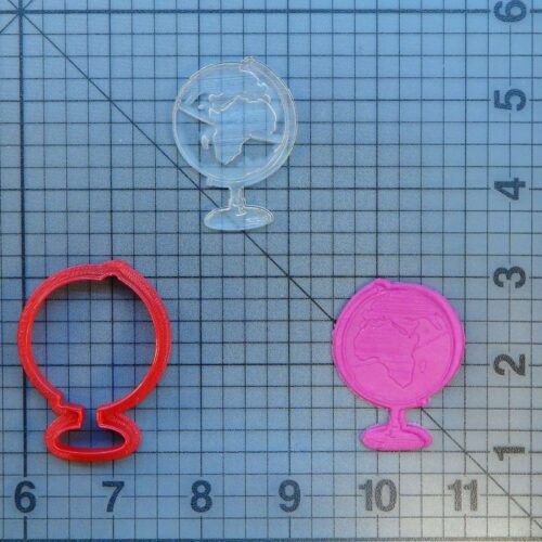 Globe 227-082 Cookie Cutter and Stamp (Embossed)