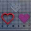 Heart 227-115 Cookie Cutter and Acrylic Stamp