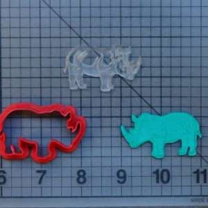 Rhino 227-120 Cookie Cutter and Acrylic Stamp