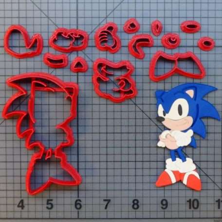 Sonic Hedgehog 266-634 Cookie Cutter Set
