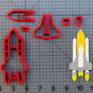 Set of Space Themed cookie cutters (Astronaut, Rocket & Earth) – Bakerlogy